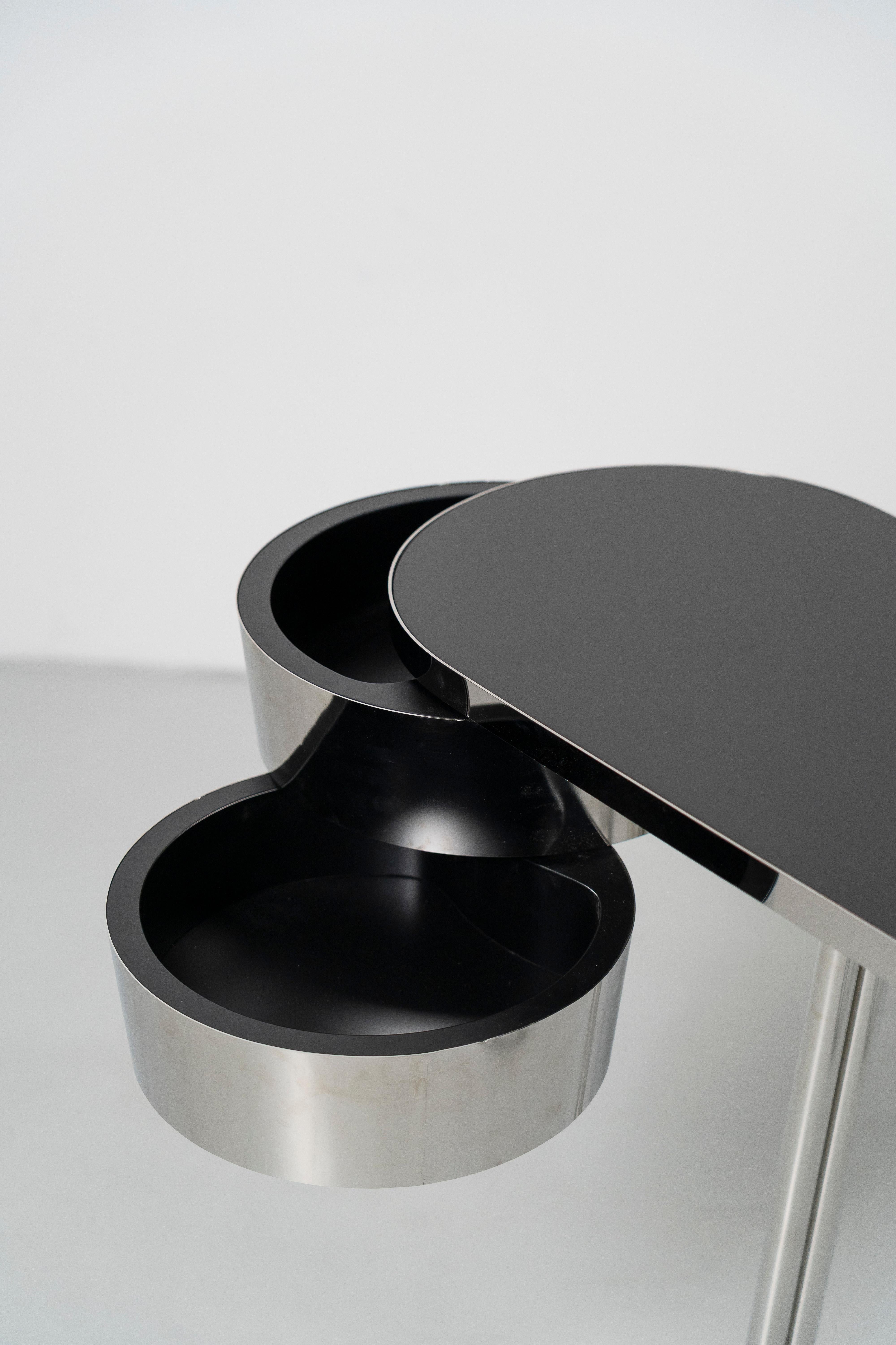 PH Dressing Table Steel - with elegant drawers and optional mirror with light In New Condition For Sale In Copenhagen, DK