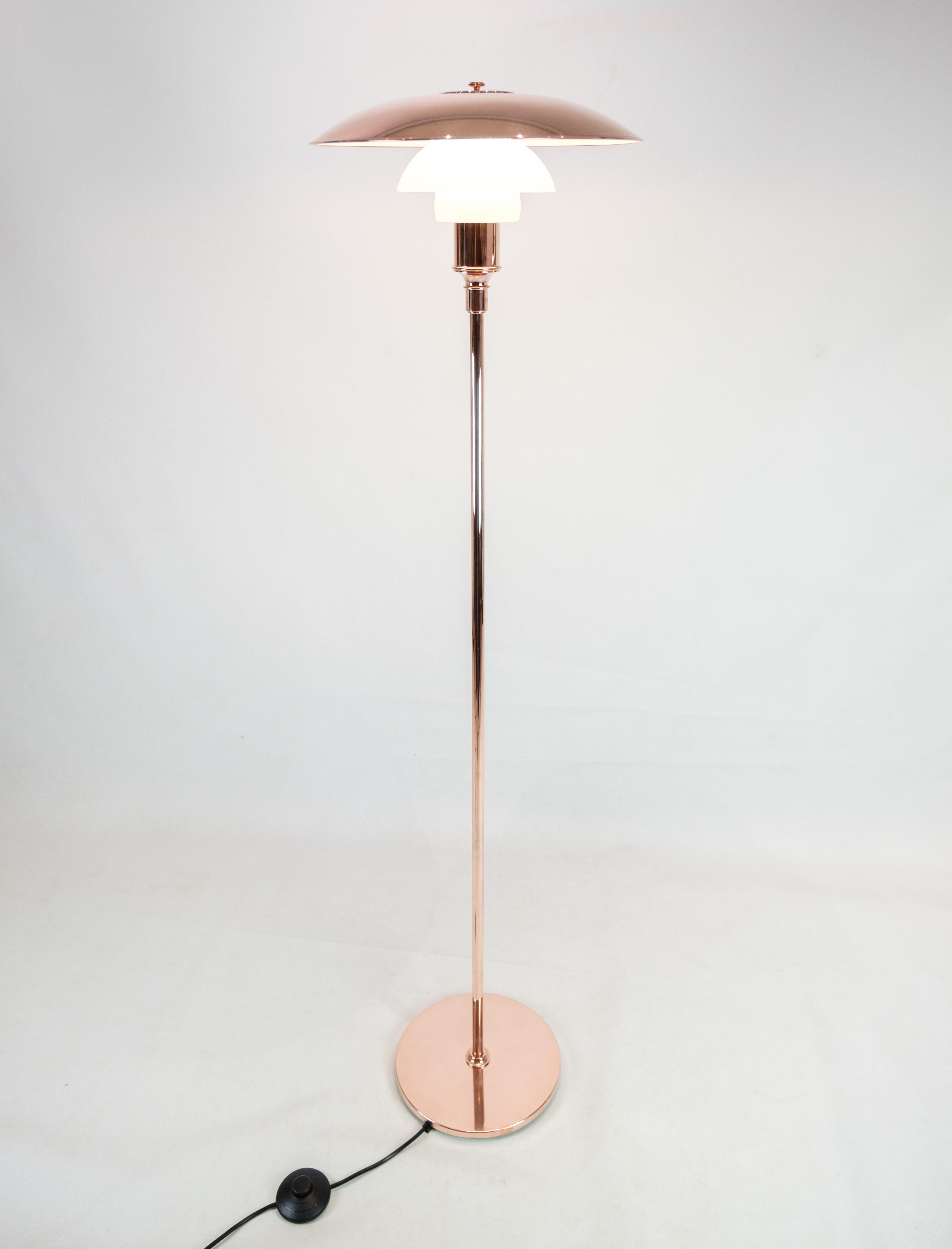 Cuivre Lampadaire Ph, Modèle Ph3½-2½, Édition limitée, Poul Henningsen, Louis Poulsen