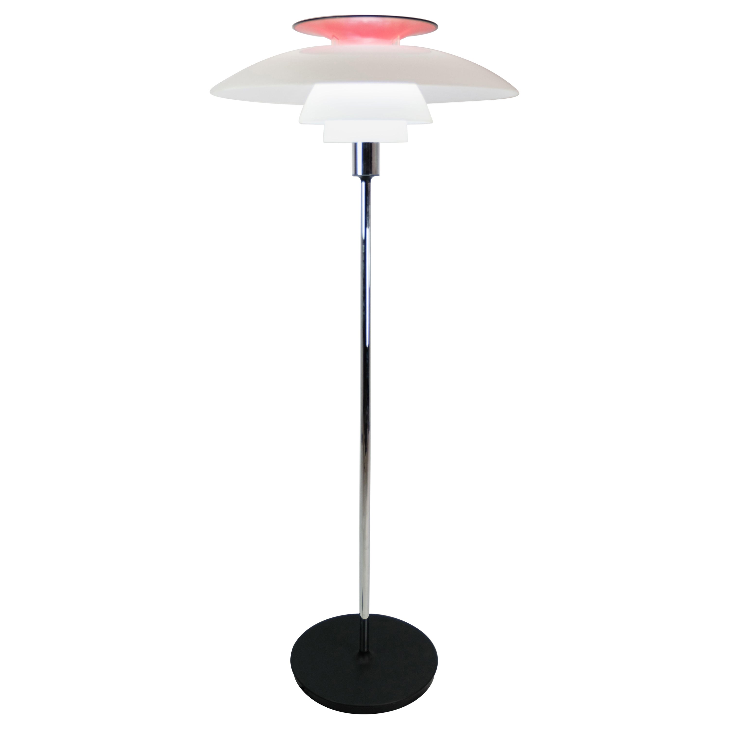 PH Floor Lamp Model PH80 By Poul Henningsen Made By Louis Poulsen From 1974s
