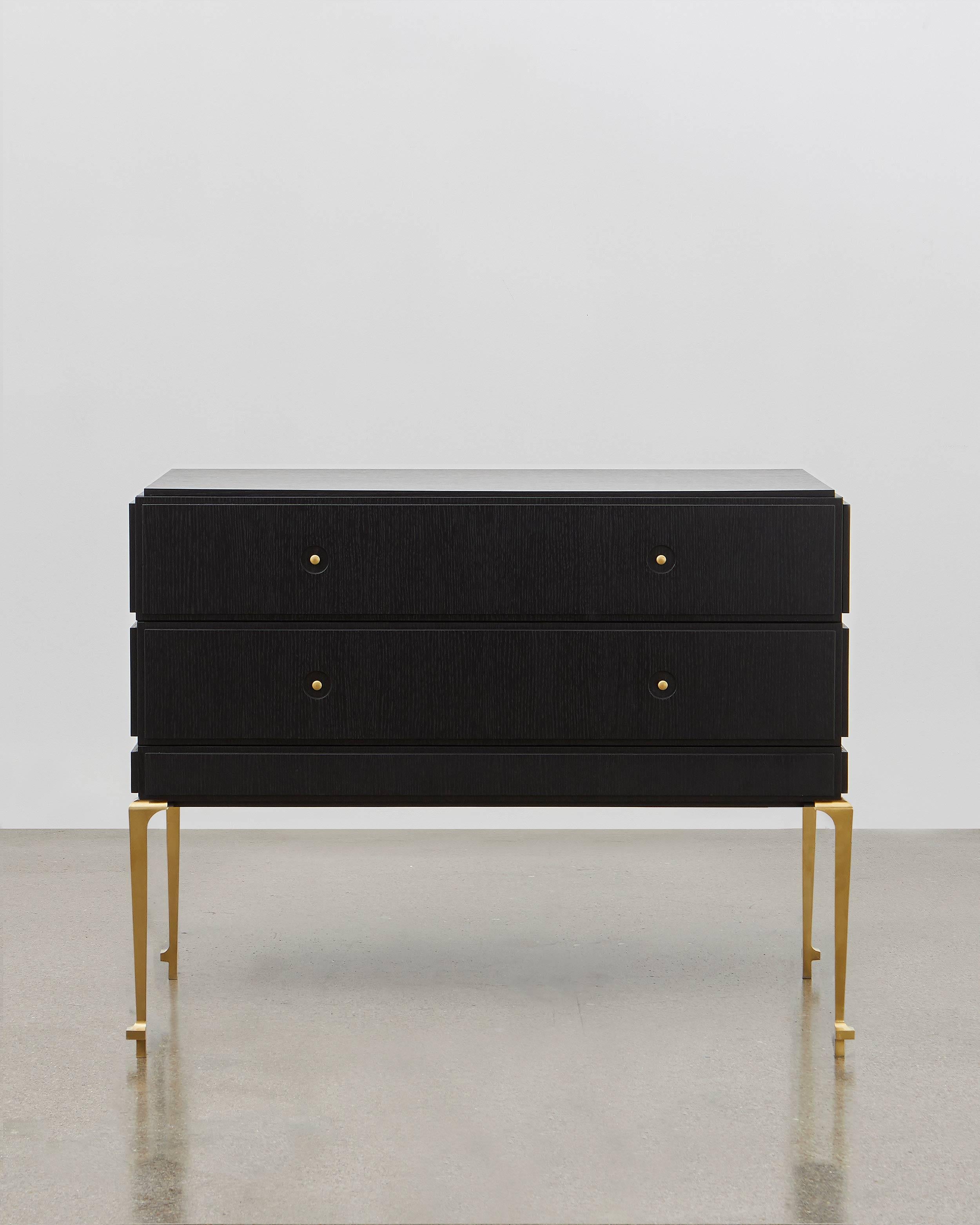 Created so it can be placed in the centre of a room, away from a wall, Poul Henningsen’s grand chest of drawers features wooden panels on all sides. It is designed to be admired and considered from every angle.

This piece highlights the
