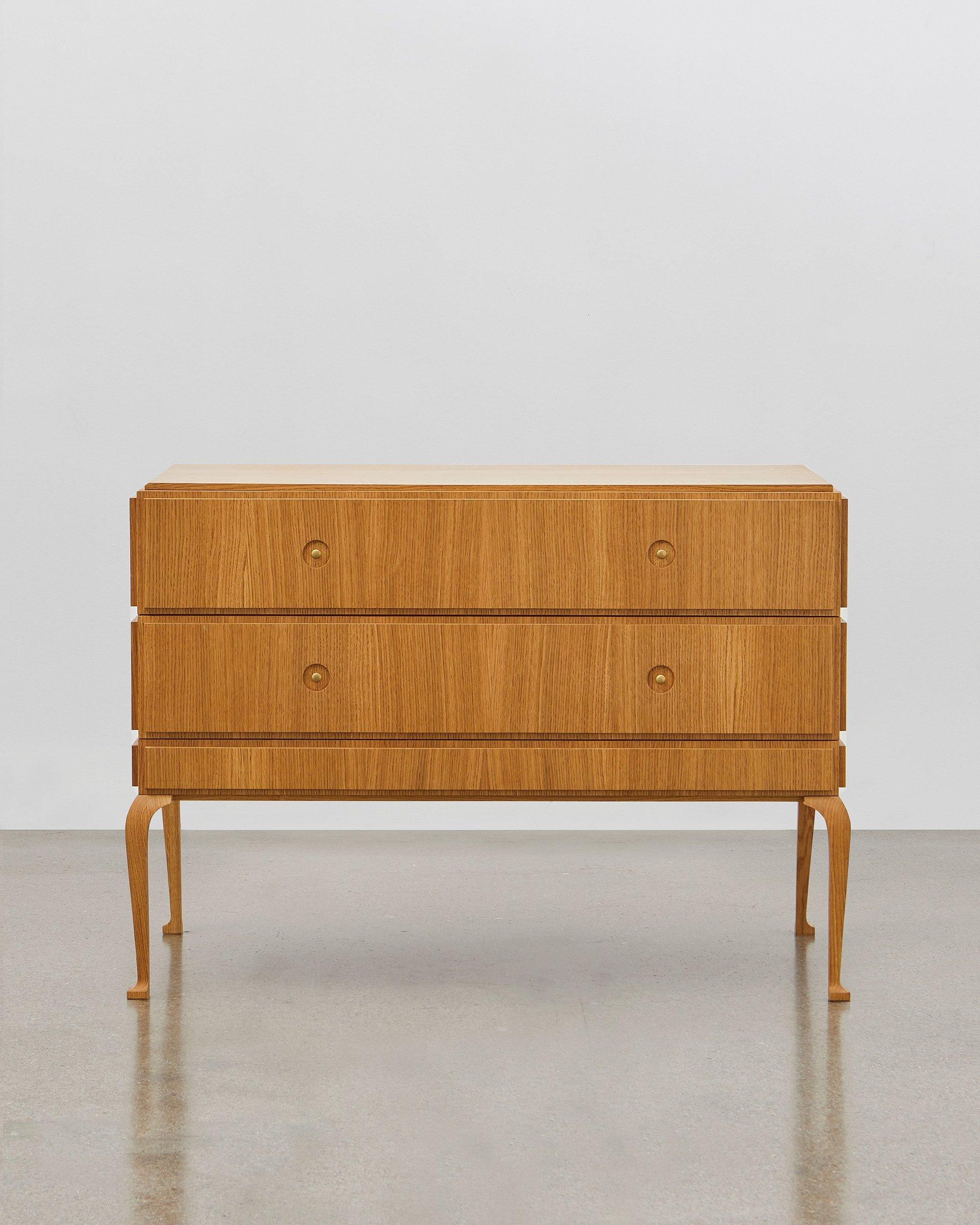 Created so it can be placed in the centre of a room, away from a wall, Poul Henningsen’s Grand Chest of Drawers features wooden panels on all sides. It is designed to be admired and considered from every angle.

This piece highlights the