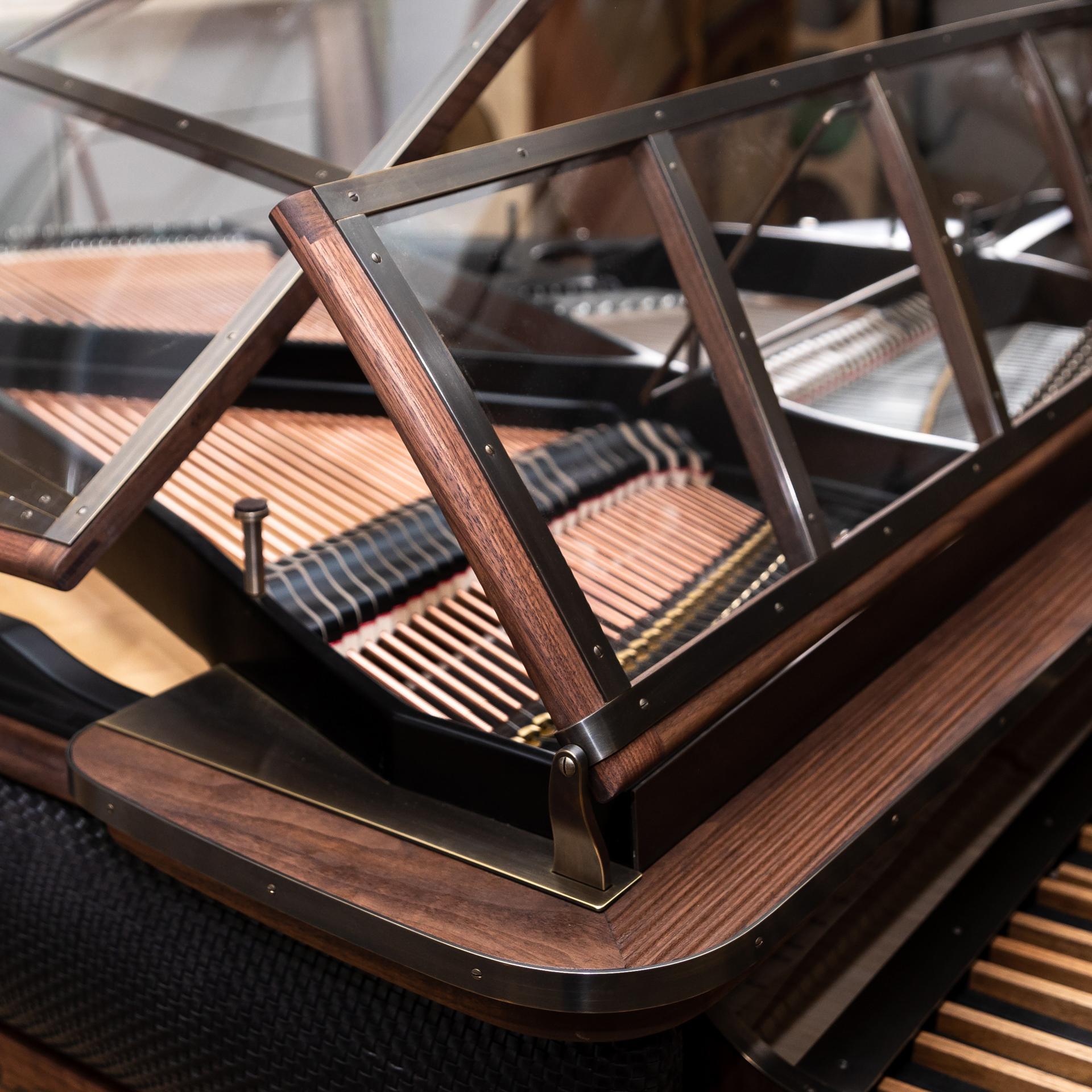 - All prices are listed ex works.
- 5-year guarantee.
- We regularly crate, ship, and install PH Pianos worldwide with full insurance.

Designed by Poul Henningsen in 1930, this is a special hand-made instrument with exquisite detailing.
This
