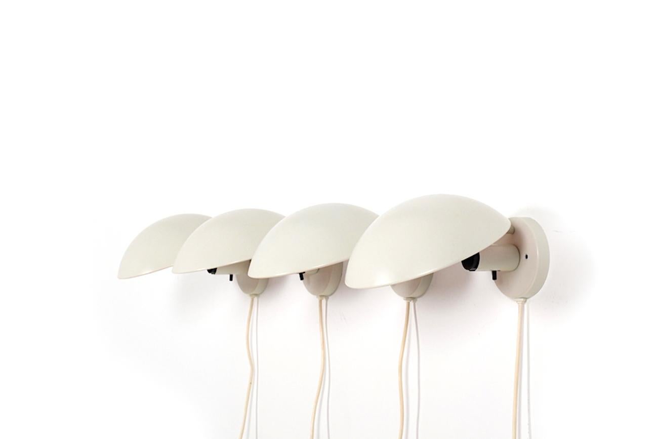 Scandinavian Modern PH Hat Wall Lamps by Poul Henningsen for Louis Poulsen For Sale