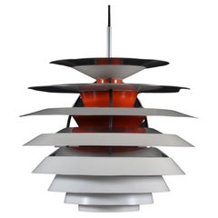 Lampe à suspension PH Kontrast de Poul Henningsen, Louis Poulsen A/S Danemark, 1970