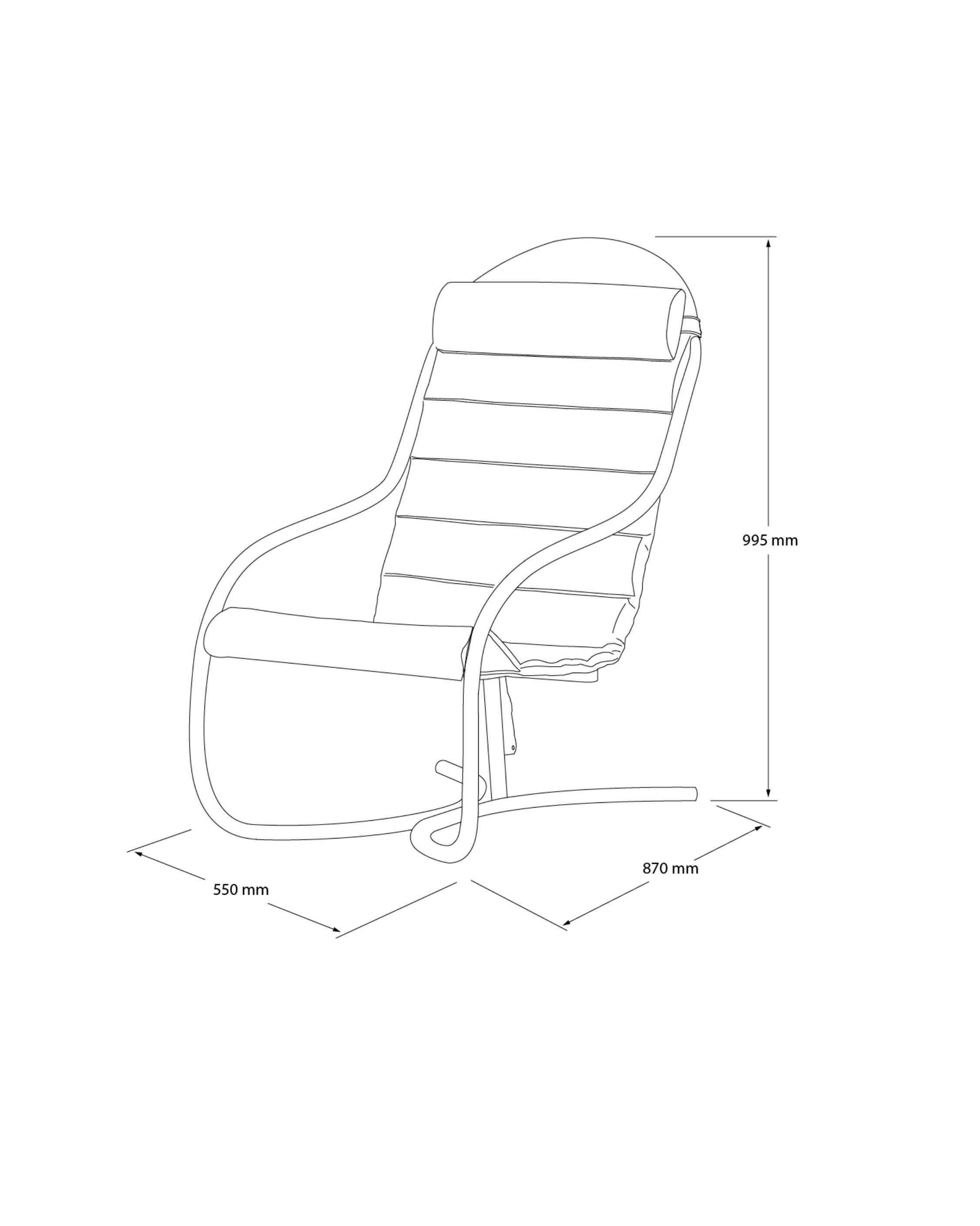 PH Loungesessel, verchromt, Leder extrem indianisiert (21. Jahrhundert und zeitgenössisch) im Angebot