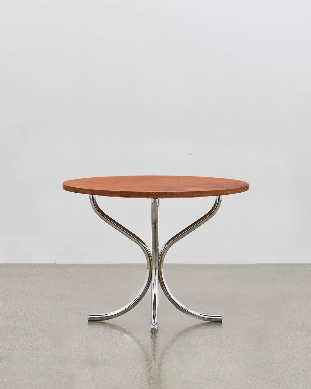 The PH Lounge Table designed by Poul Henningsen is the perfect addition to any lounge space where a table is required to gather around or for display. Taller than a low coffee table, the PH Lounge Table lends itself to a wide variety of settings,