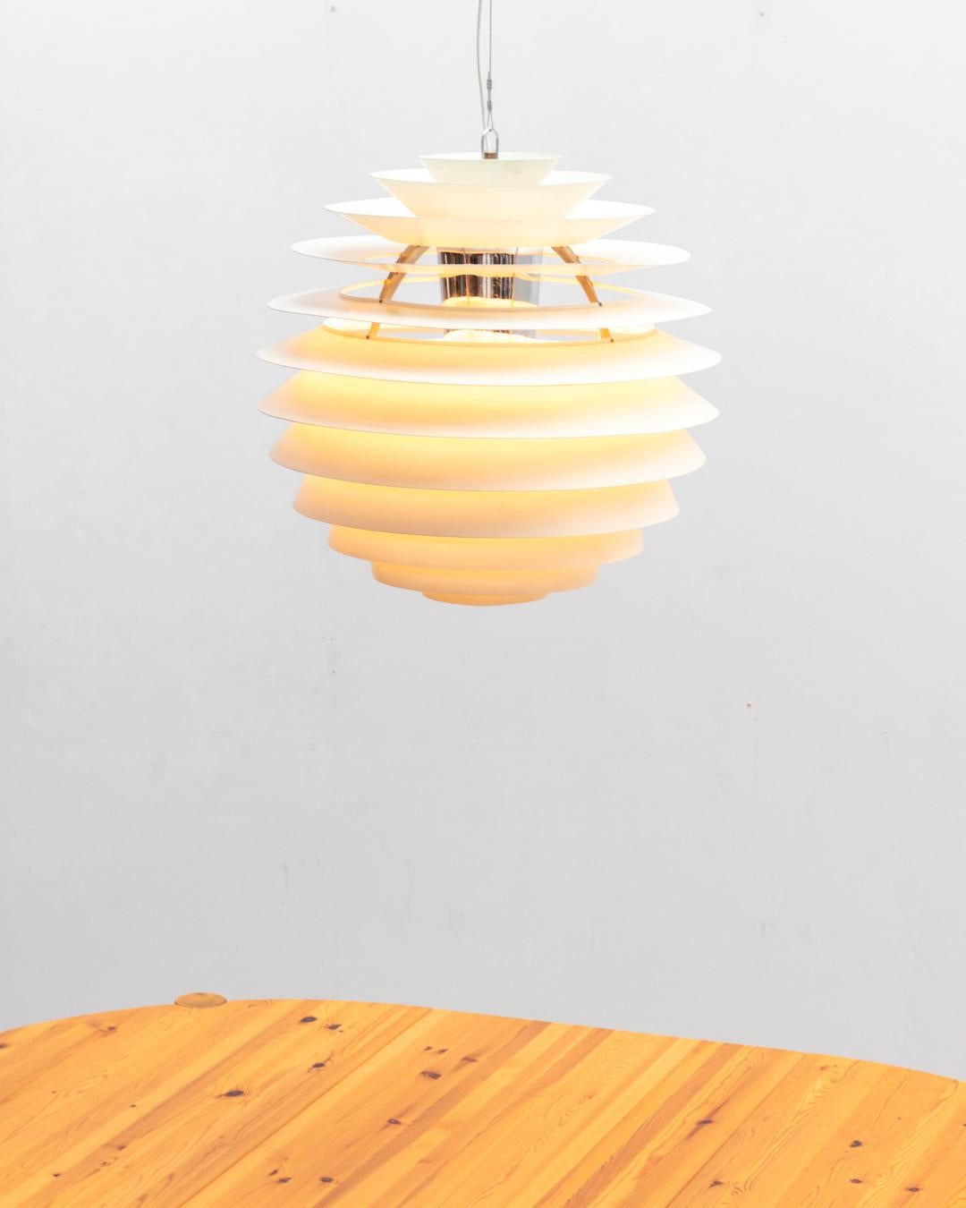 Mid-20th Century Ph Louvre by Poul Henningsen ceiling light For Sale