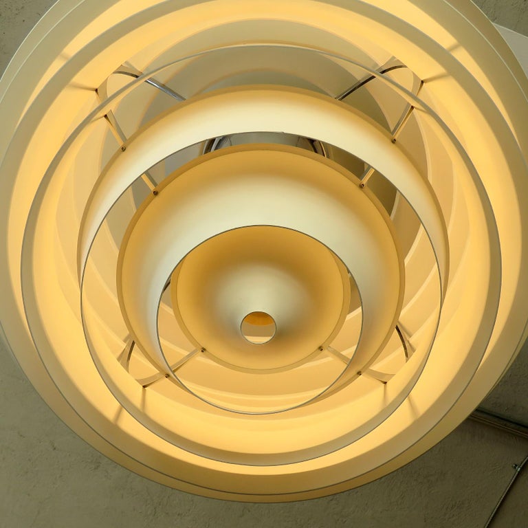 PH Louvre Pendant Light by Poul Henningsen For Sale 2