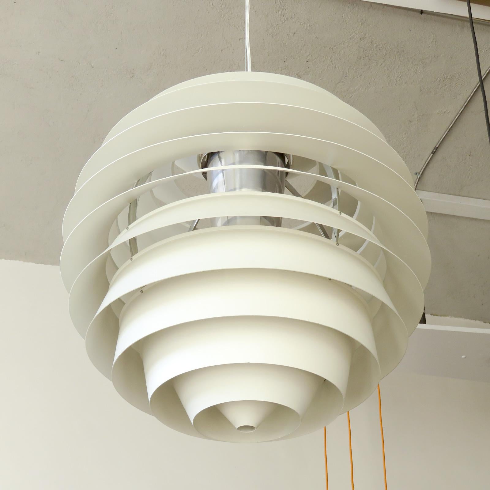 Danish PH Louvre Pendant Light by Poul Henningsen