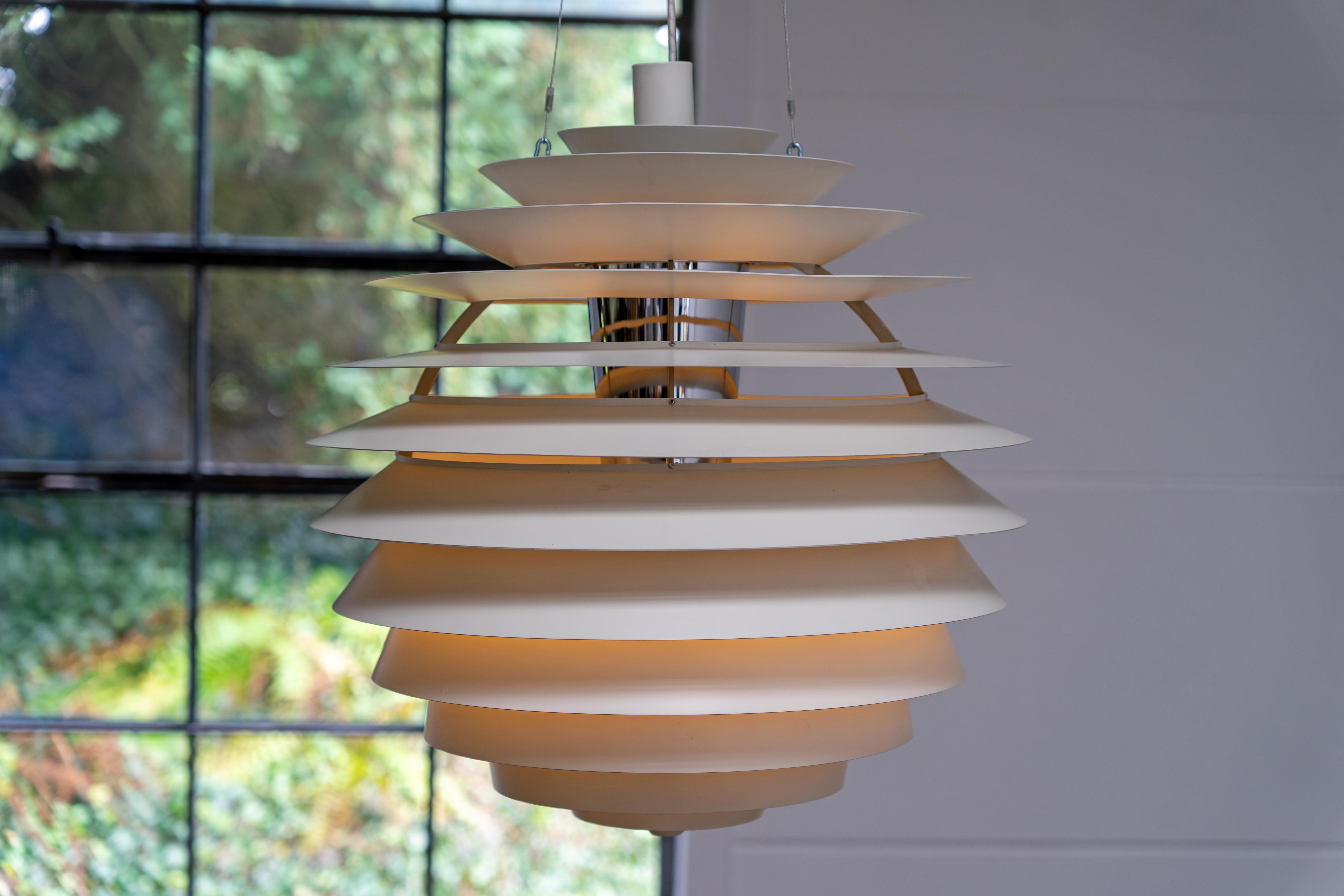 Mid-20th Century PH Louvre Pendant - Louis Poulsen Design by Poul Henningsen, 1957 For Sale