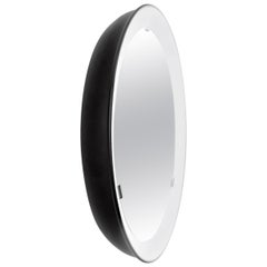 PH Mirror, Black Painted Satin Matt, diameter 360mm, on/off Pull Cord, ph