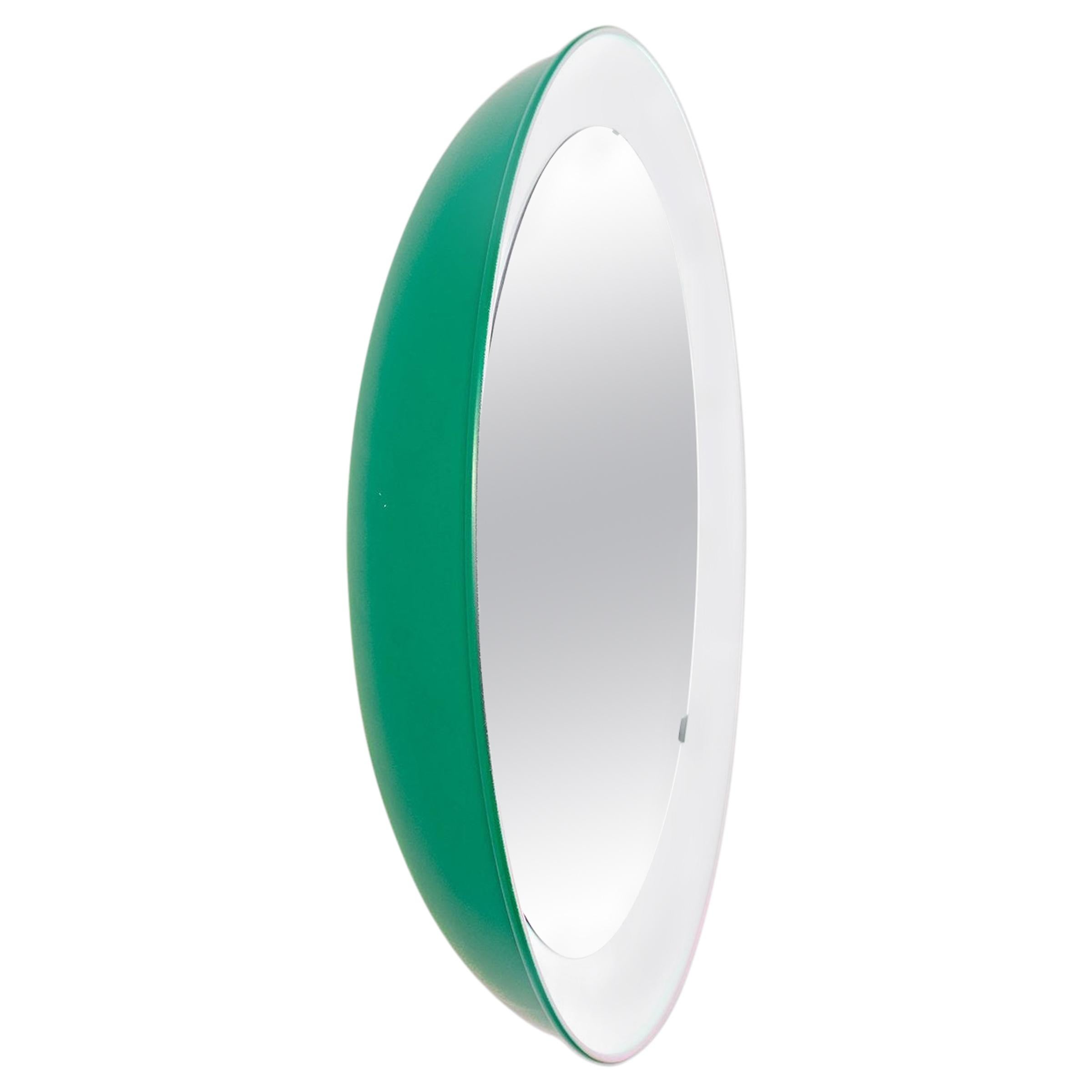 PH Mirror, Green Painted Satin Matt, diameter 500mm, On/Off Pull Cord, PH For Sale