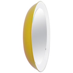 PH Mirror, 360 mm Yellow Painted Satin Matt, on/off Pull Cord, Ph