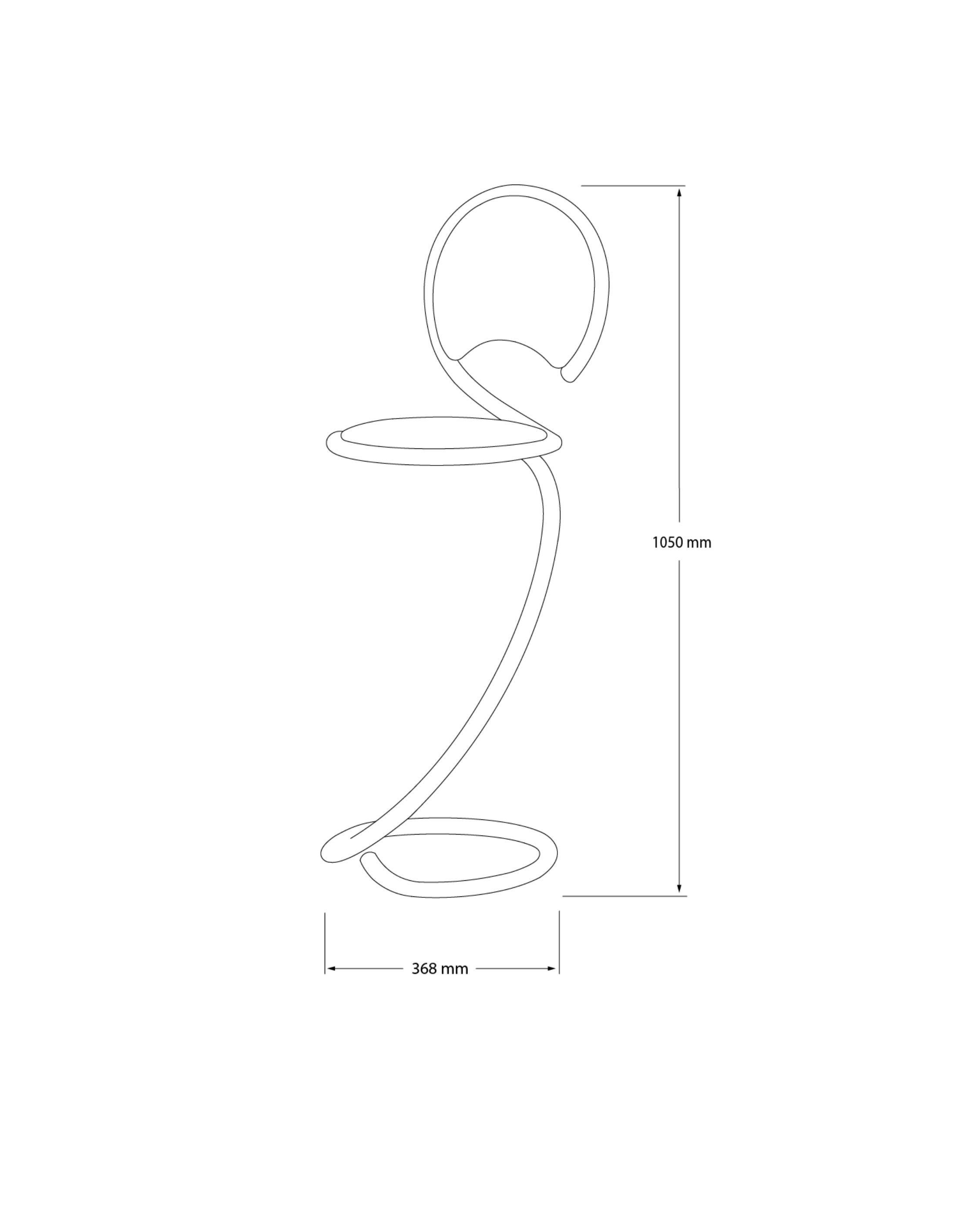 PH Snake Chair Counter - Chromstahlrohr Weißes Lederpolster Barhöhe im Angebot 3