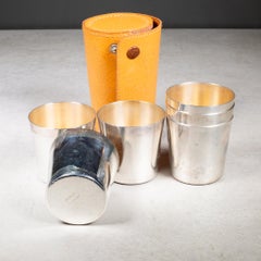 P.H. Vogel & Co. Silberne Jagdpokale und Etui ca. 1950