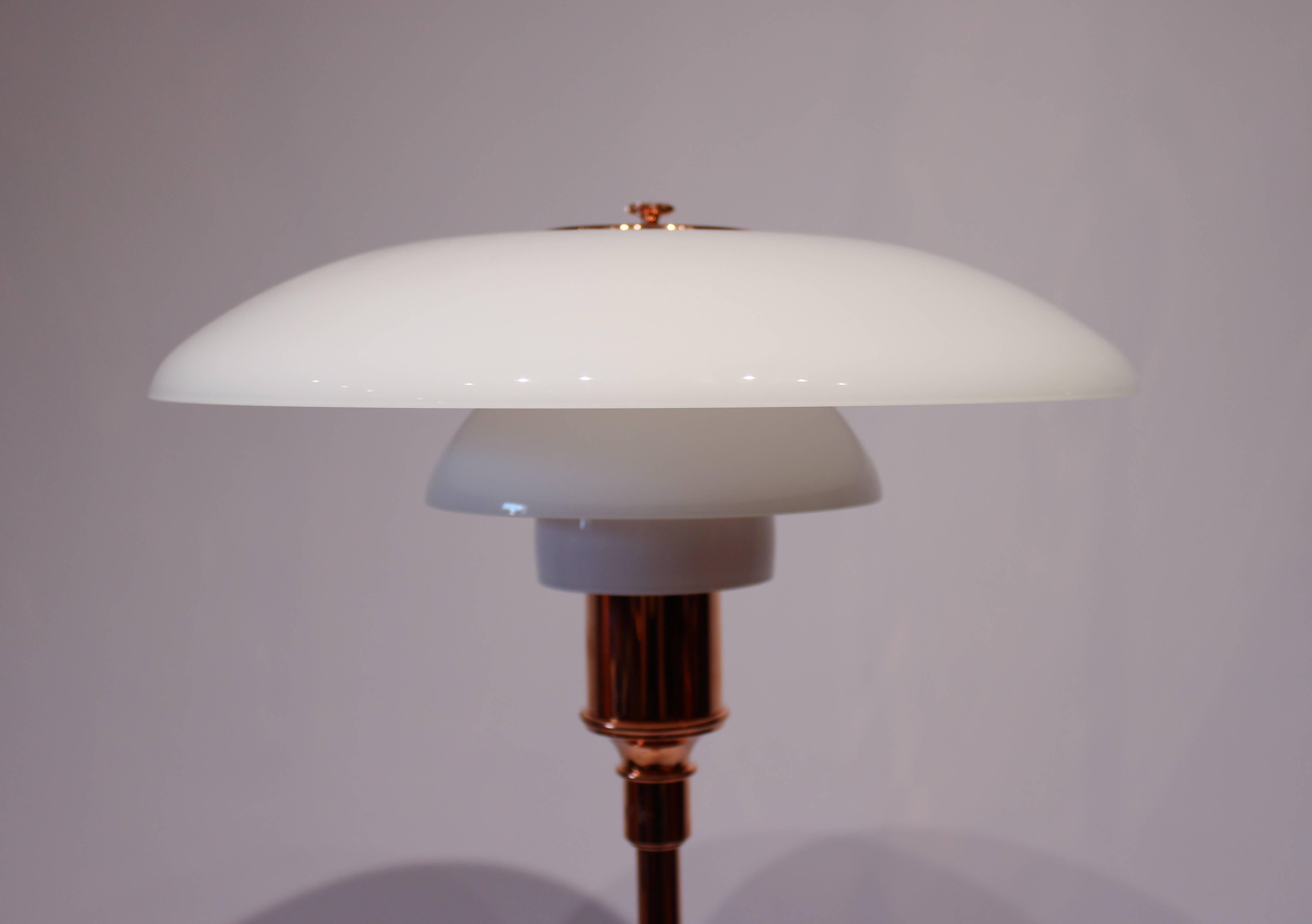 Scandinavian Modern PH3½-2½, Limited Edition, Copper Floor Lamp by Poul Henningsen and Louis Poulsen