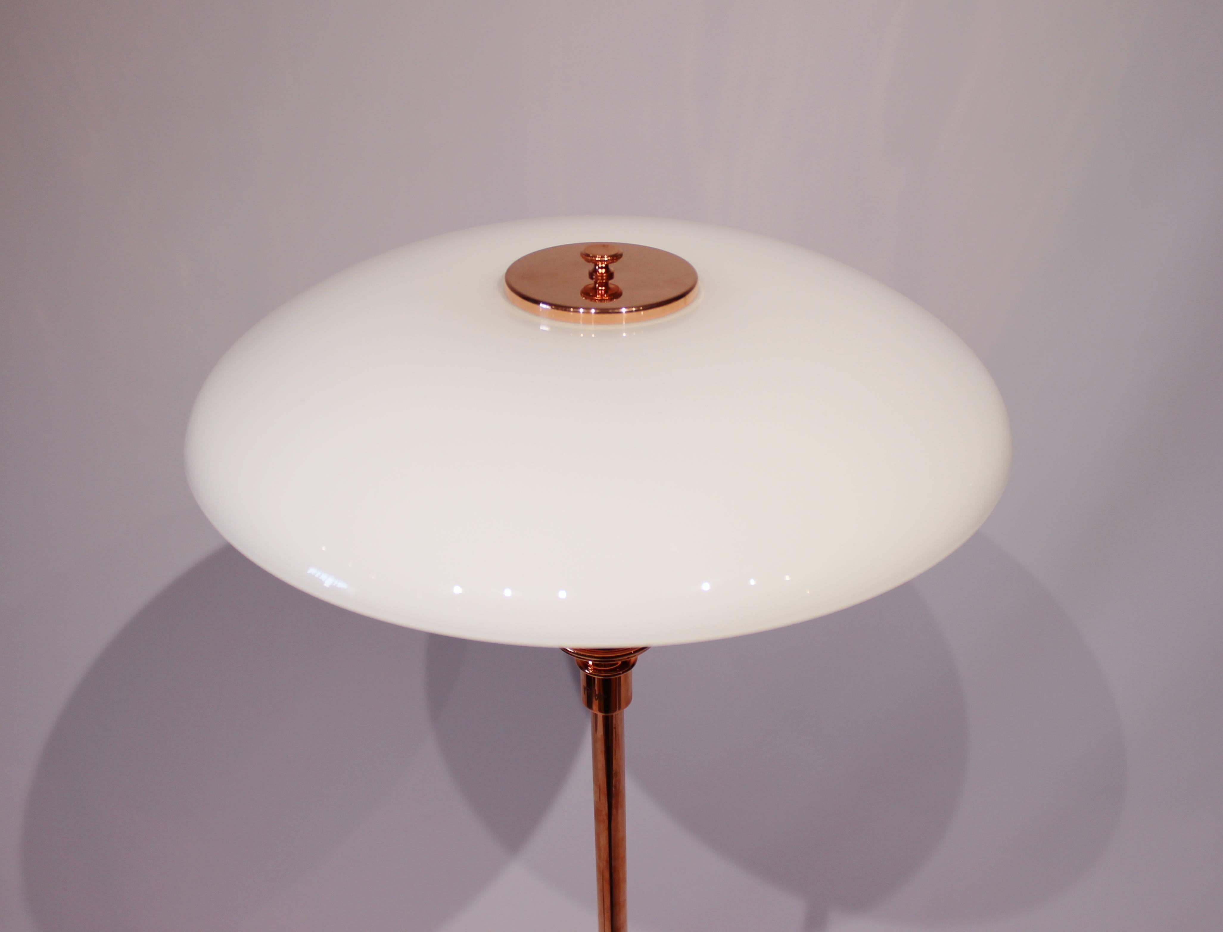 Danish PH3½-2½, Limited Edition, Copper Floor Lamp by Poul Henningsen and Louis Poulsen