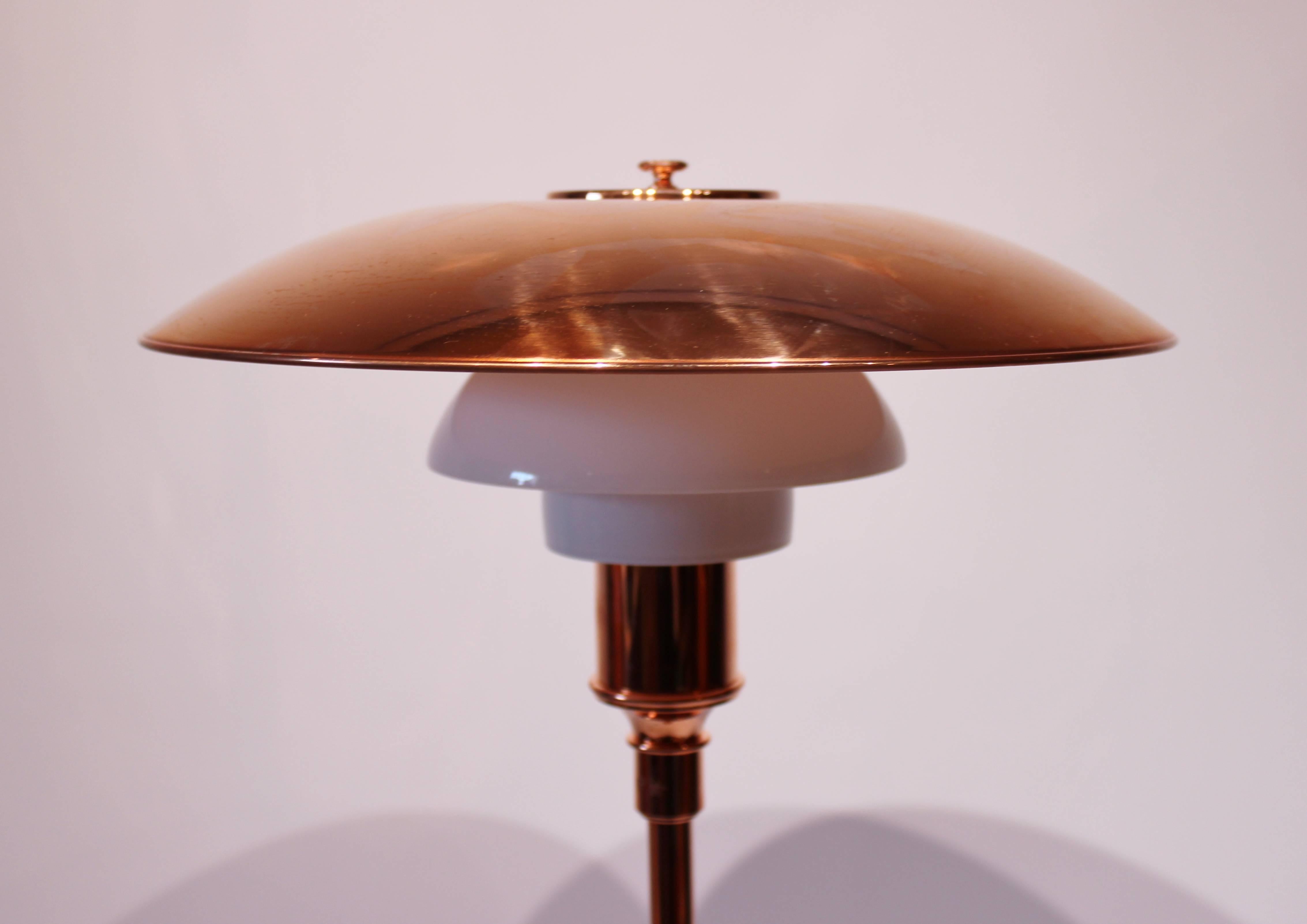 Danish PH3½-2½, Limited Edition, Copper Floor Lamp by Poul Henningsen and Louis Poulsen