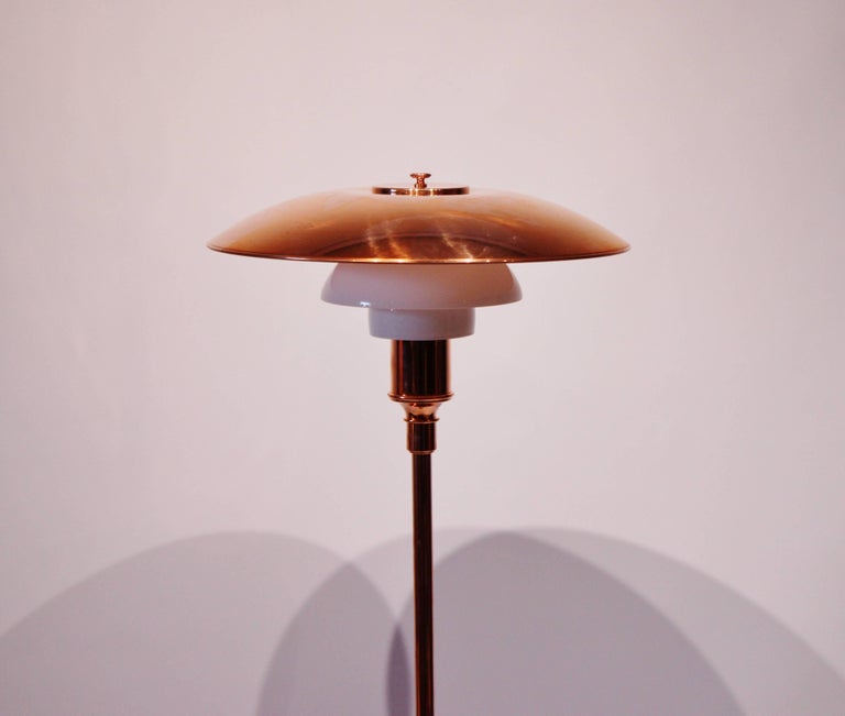PH3½-2½, Limited Edition, Copper Floor Lamp by Poul Henningsen and Louis  Poulsen at 1stDibs