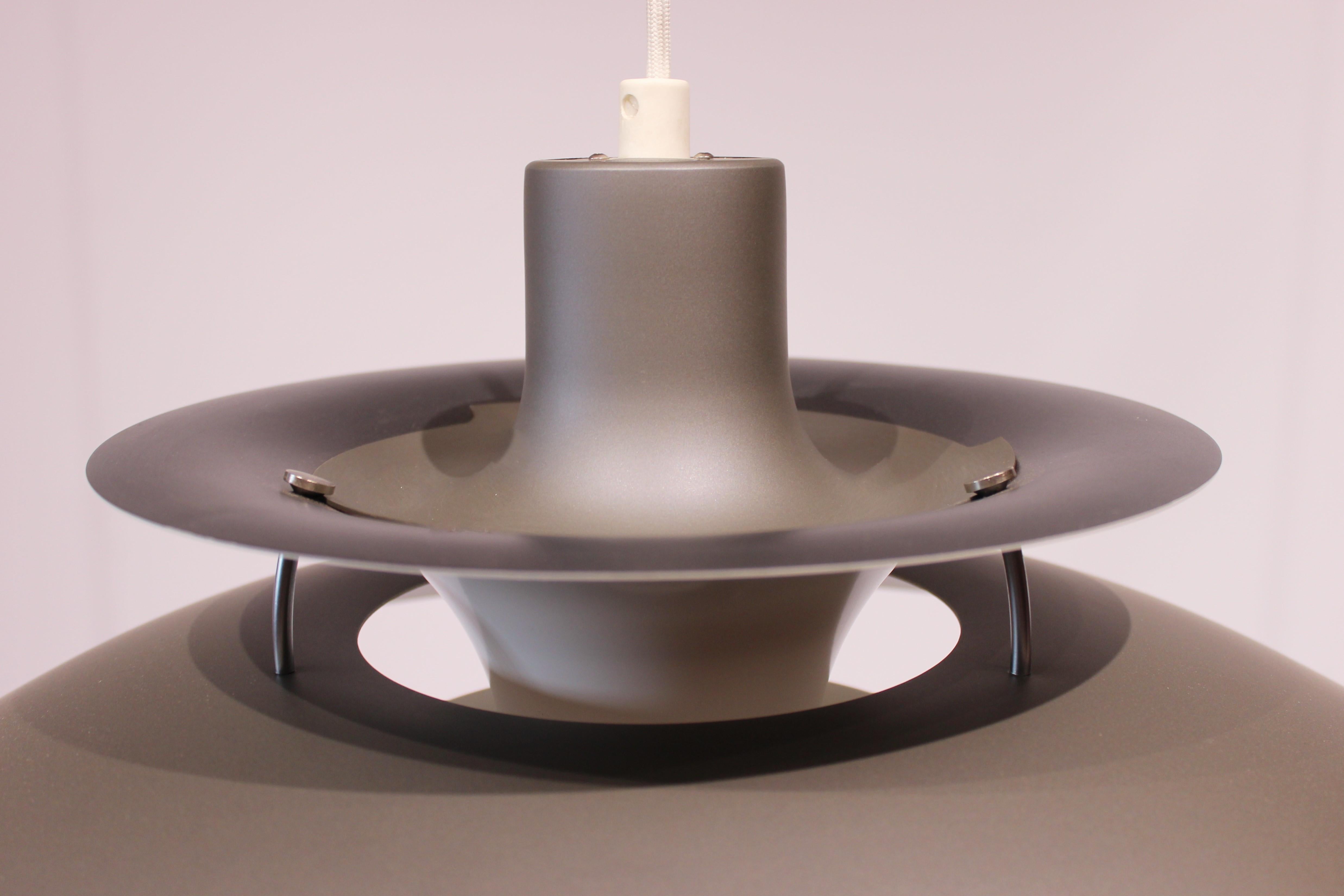 Scandinavian Modern PH5 Pendant in Dark Grey Designed by Poul Henningsen