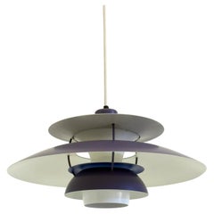 PH5 pendant lamp purple by Poul Henningsen for Louis Poulsen