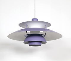 PH5 Purple Lamp by Poul Henningsen for Louis Poulsen, 1970s