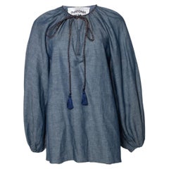 Phaeonia, Blue blouse with balloon sleeves