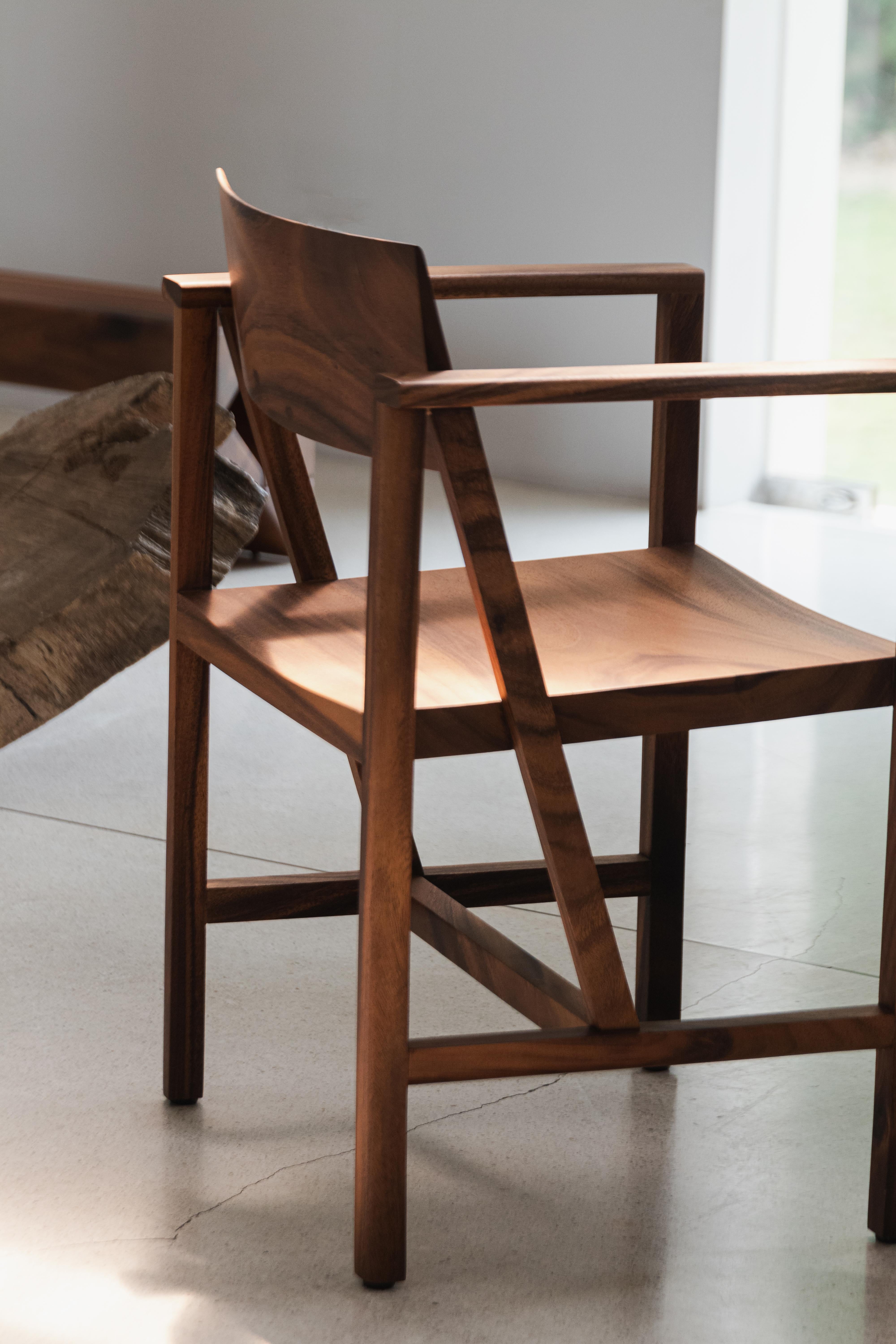 Phaka Chair, Natural Monkey Pod Wood For Sale 1