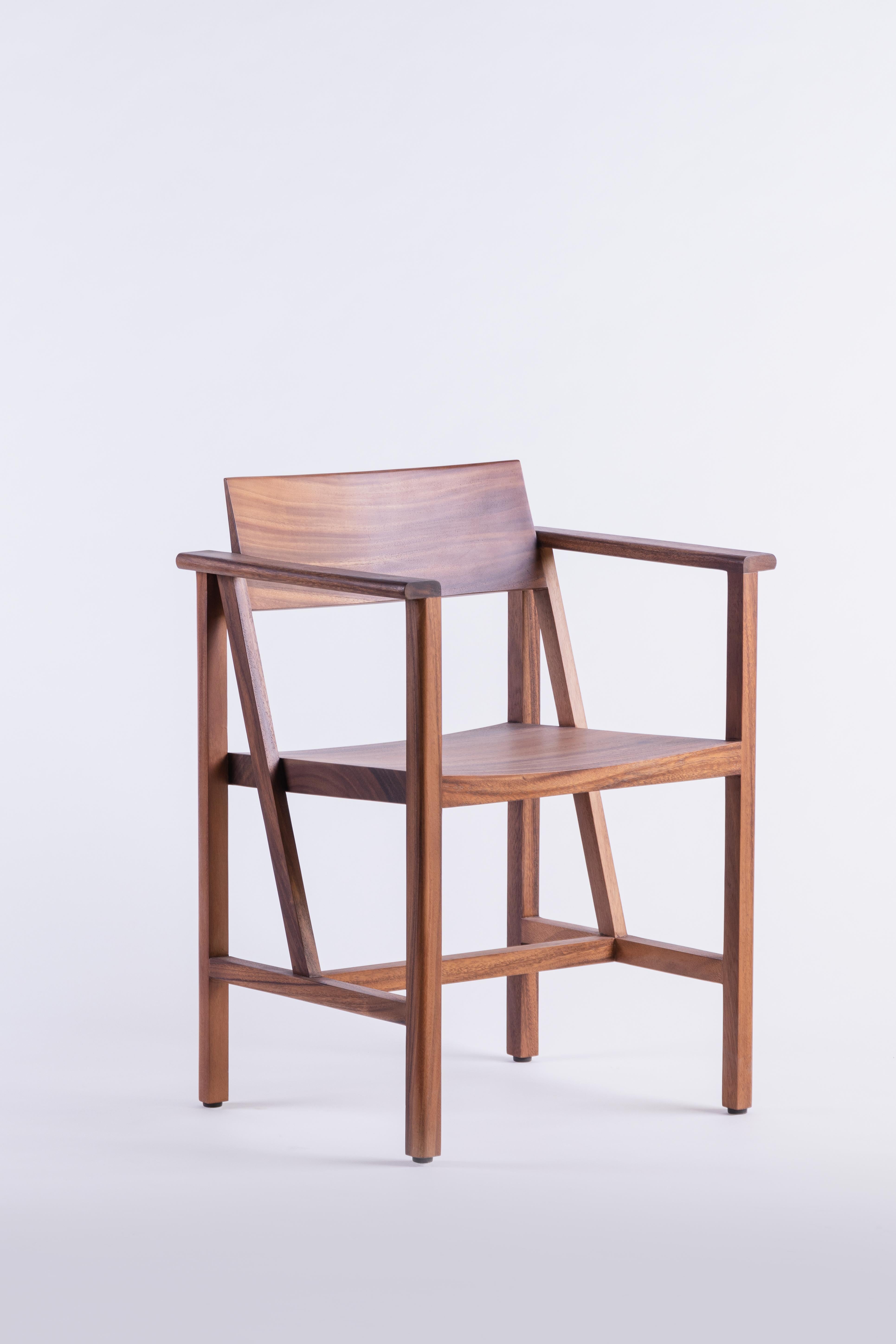 The Phaka chair is a quest for the simplest structure, an essential character of a good chair. The pure, humble aesthetic is created by exceptional craftmanship. For best proportions, the chair design reveals the golden ratio, where careful