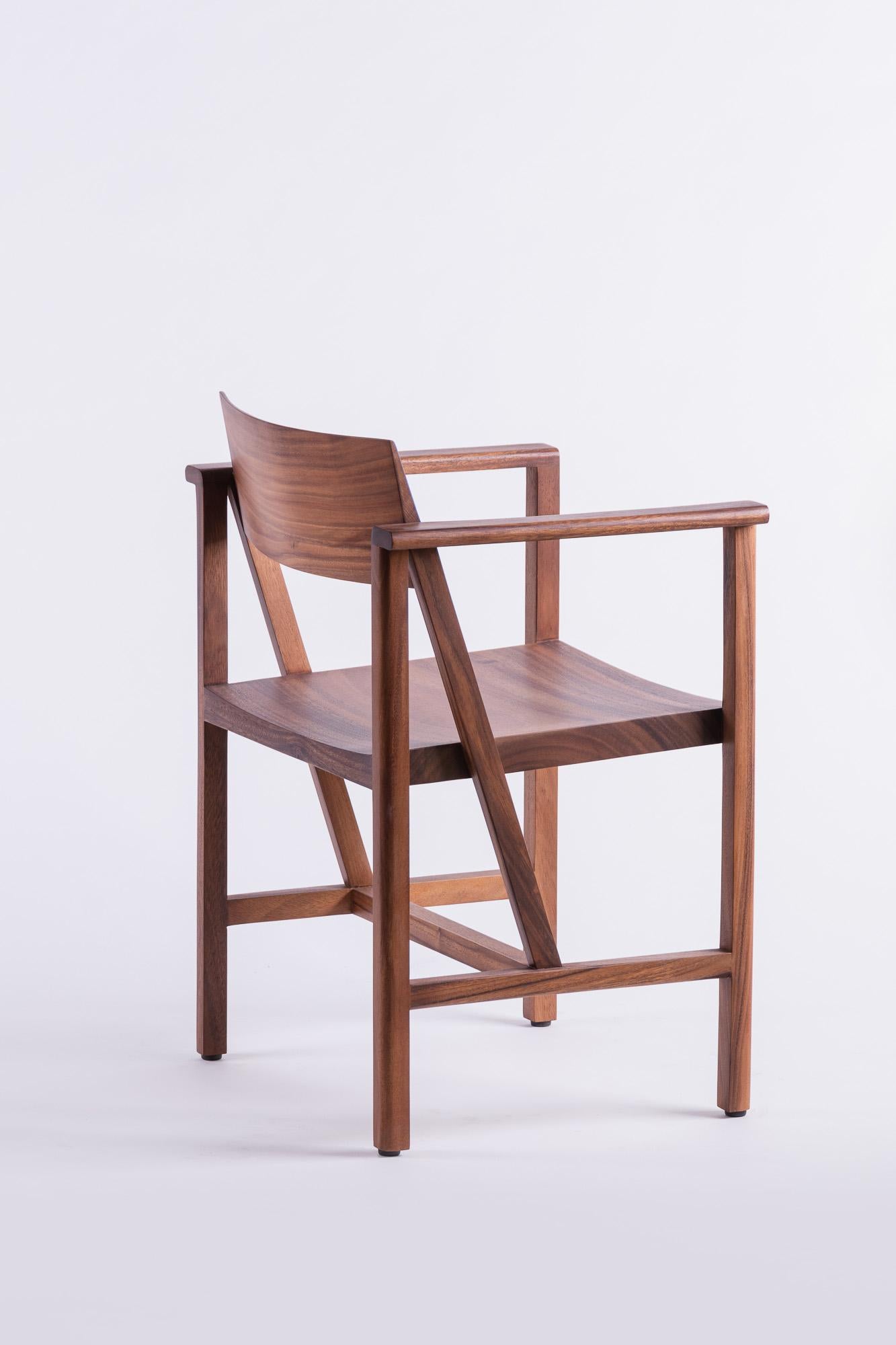 Thai Phaka Chair, Natural Acacia Wood For Sale