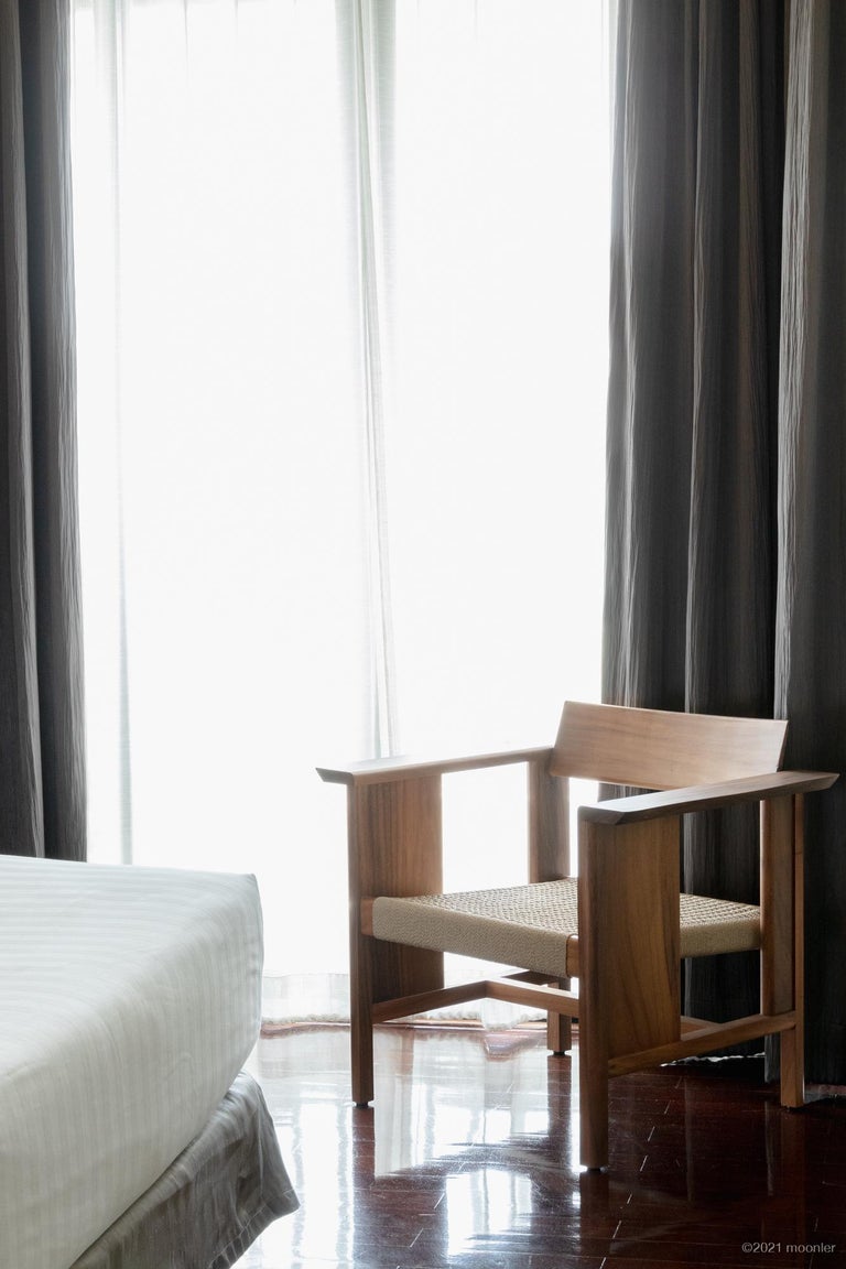 Phaka Lounge, Natural Acacia Wood and Natural Cords For Sale at 1stDibs