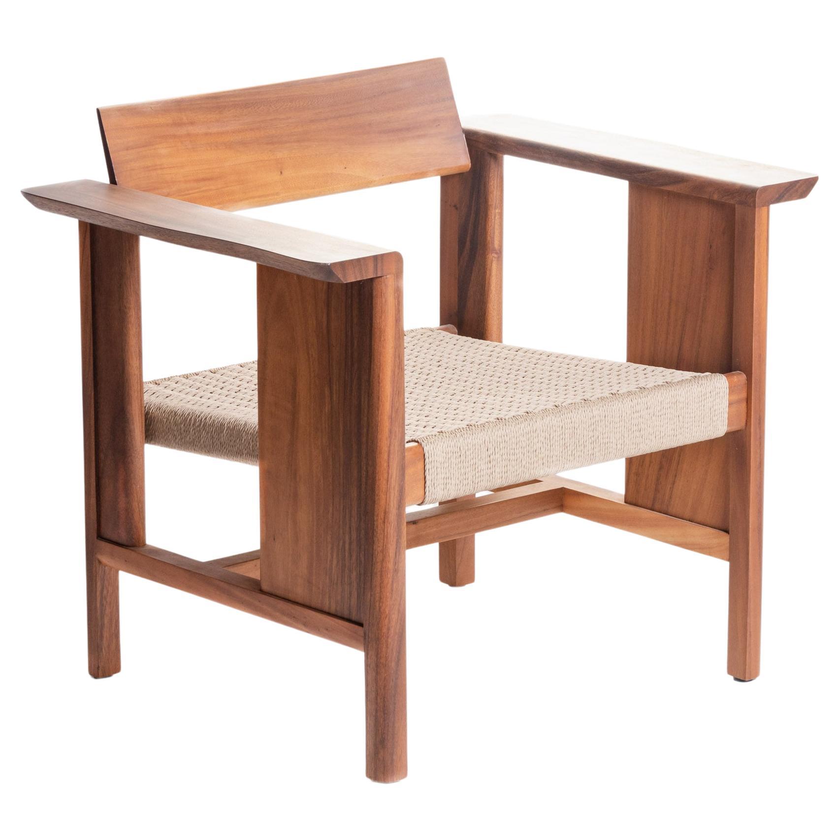 Phaka Lounge, legno naturale di scimmia e corde naturali