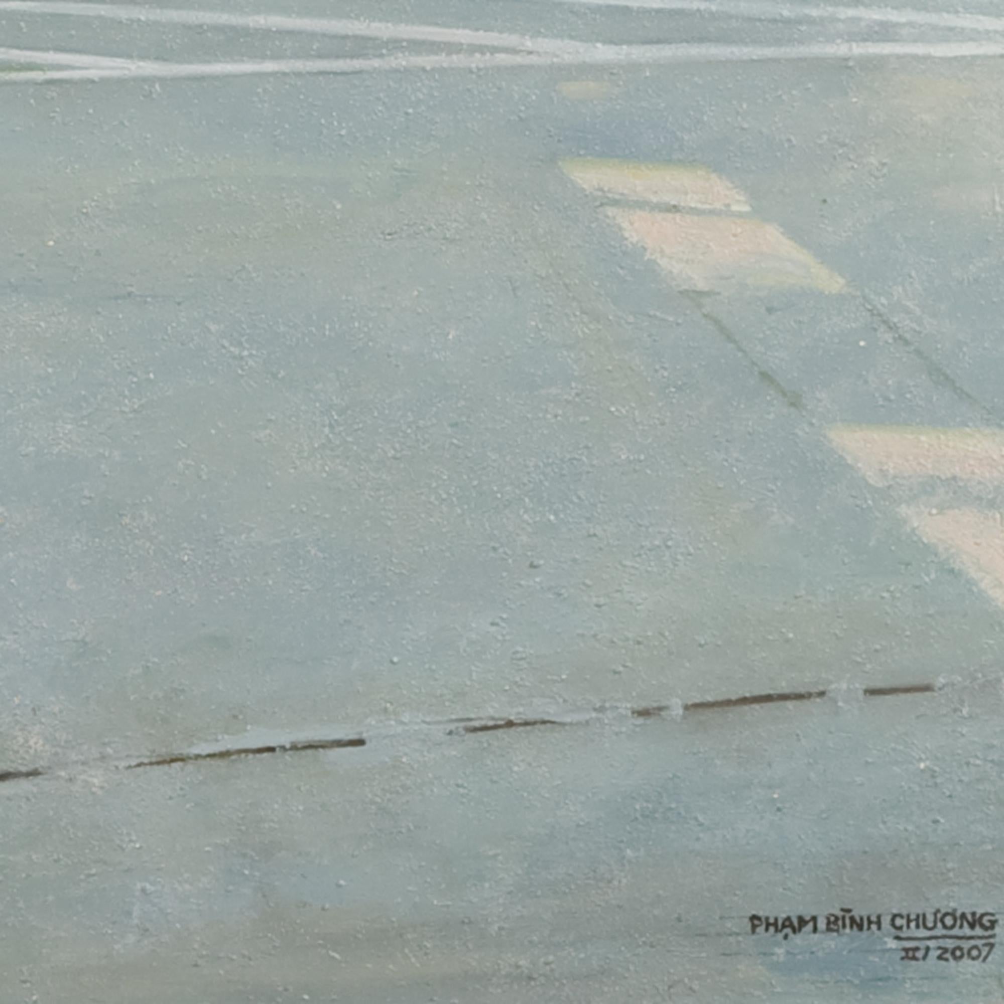 Pham Binh Chuong  es un respetado artista contemporáneo vietnamita que pinta las calles, callejones y puentes de Hanoi, donde se crió, vive y tiene su estudio. Su obra evoca recuerdos de la ciudad tal y como era hace años con un estilo muy