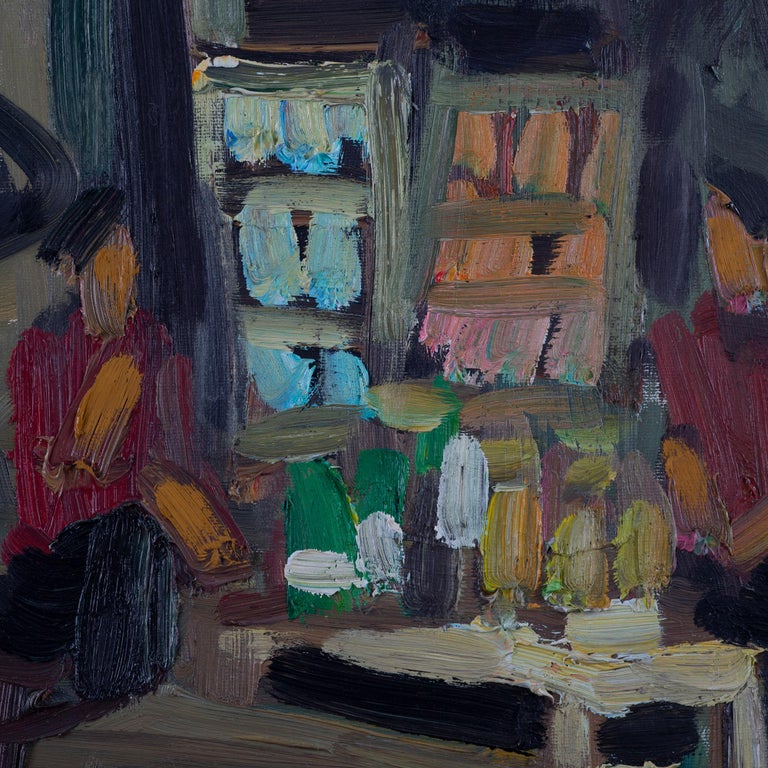 Pham Luan - 'Hang Be Street' Expressionist Everyday Street Scene with ...