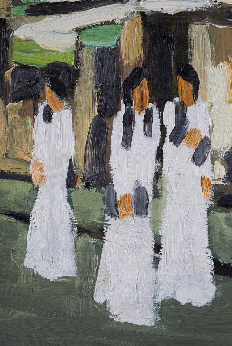 Pham Luan - 'Hang Be Street' Expressionist Everyday Street Scene with ...