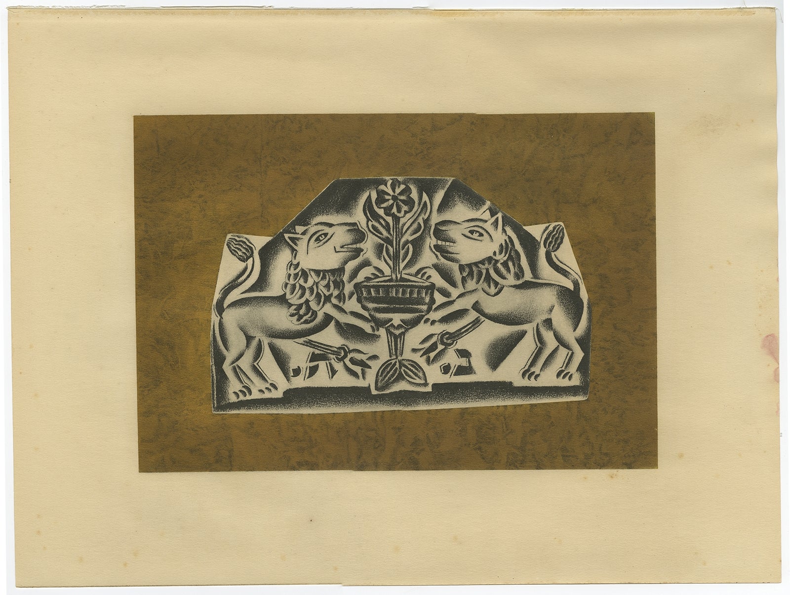 Phantastische Tiere, 1923: Litografía de edición limitada de Nathan Altmann en Bueno estado para la venta en Langweer, NL