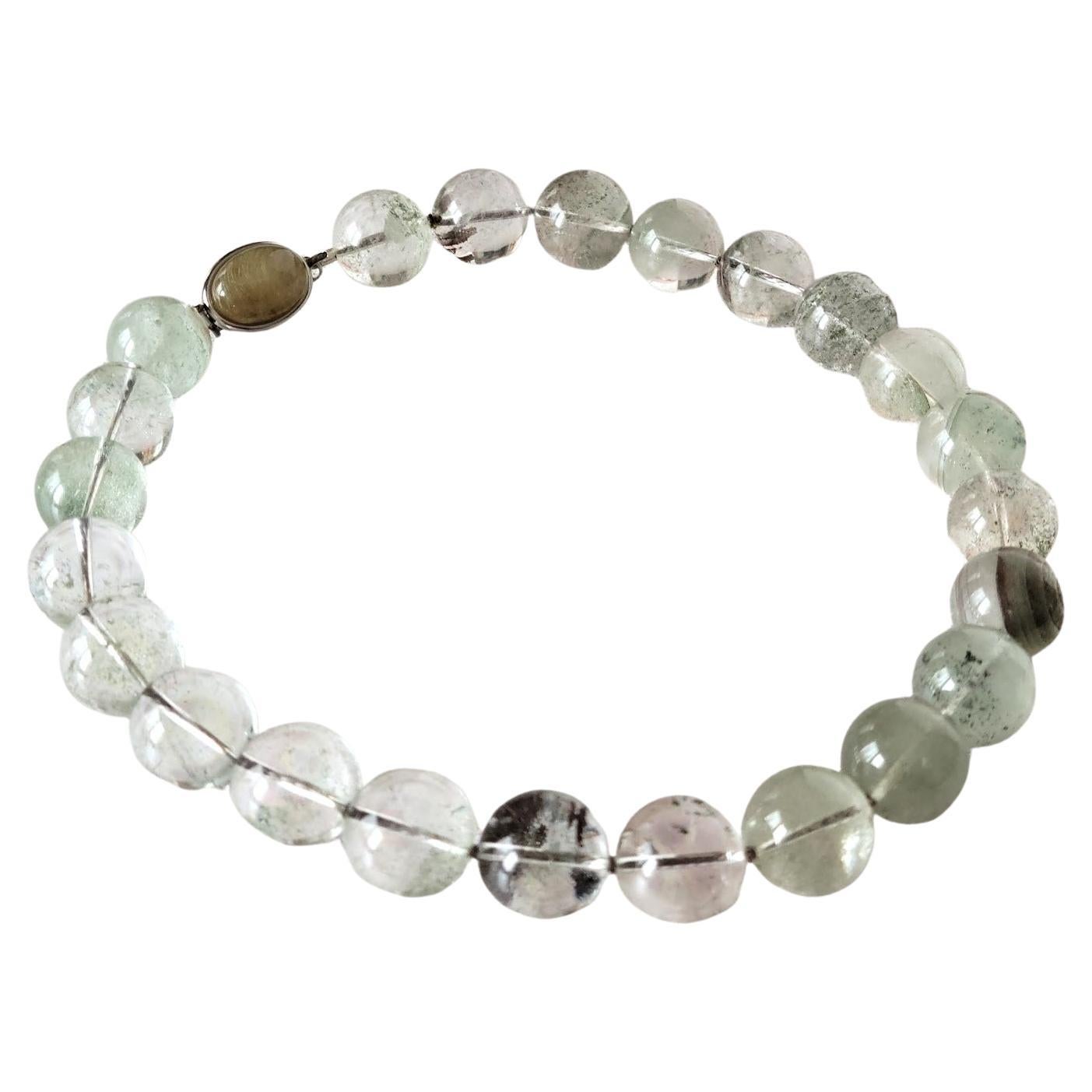 Phantom Quartz Knotted Necklace