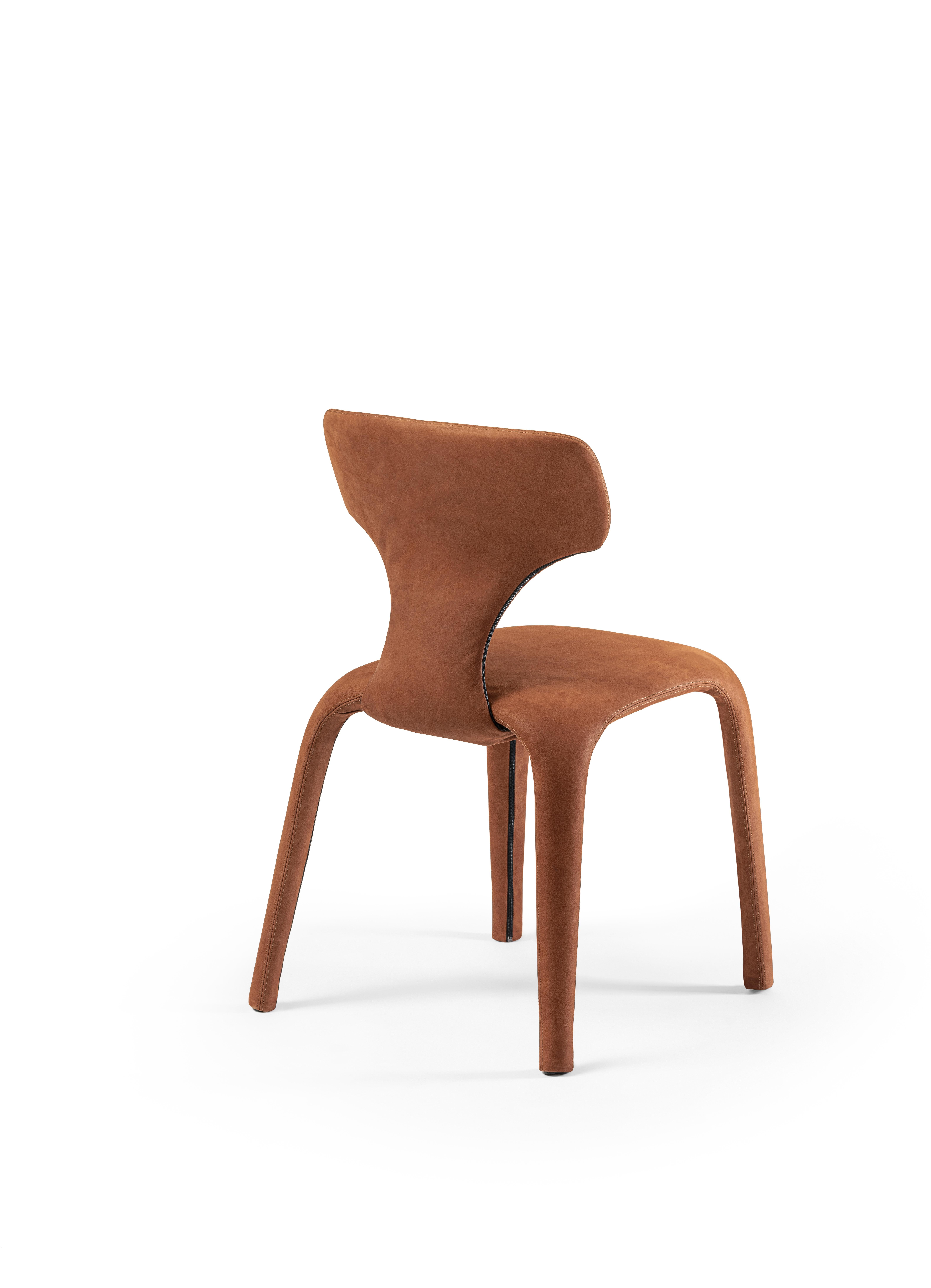 Moderne Phantom, chaise entièrement rembourrée, Stefano Bigi Design Studio pour Eroato en vente