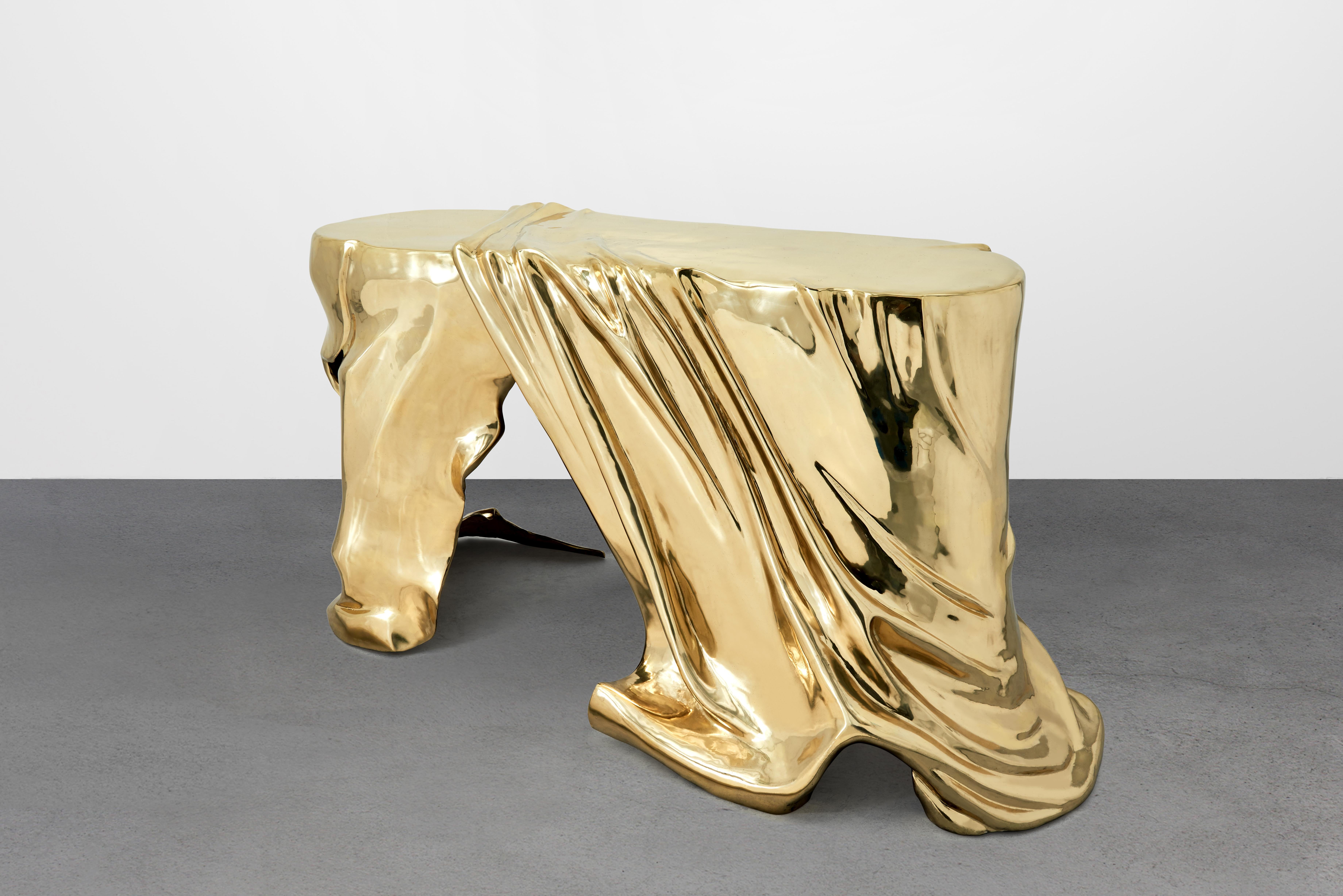 gold sequoia coffee table