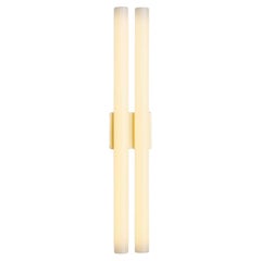 PHARE DOUBLE SMALL brushed chrome plated brass