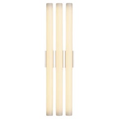 PHARE TRIPLE LARGE polished nickel plated brass
