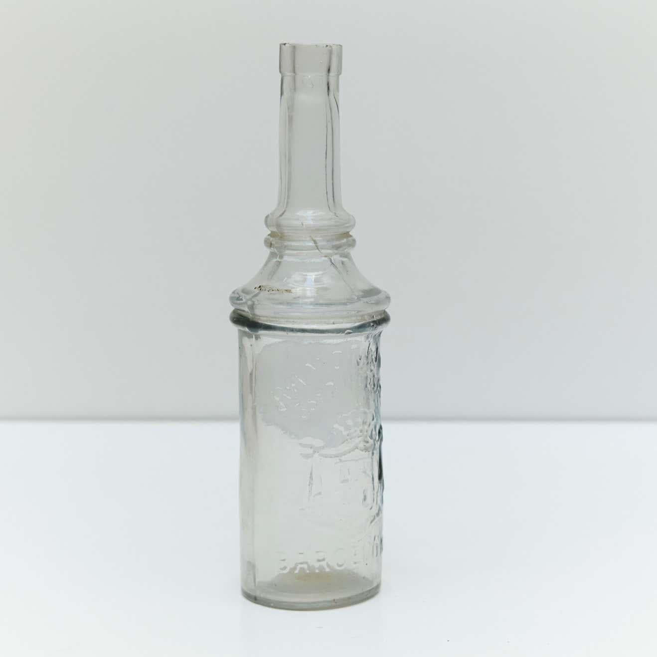 Inizio XX secolo Set di bottiglie di vetro da farmacia di Barcellona, 1920 circa