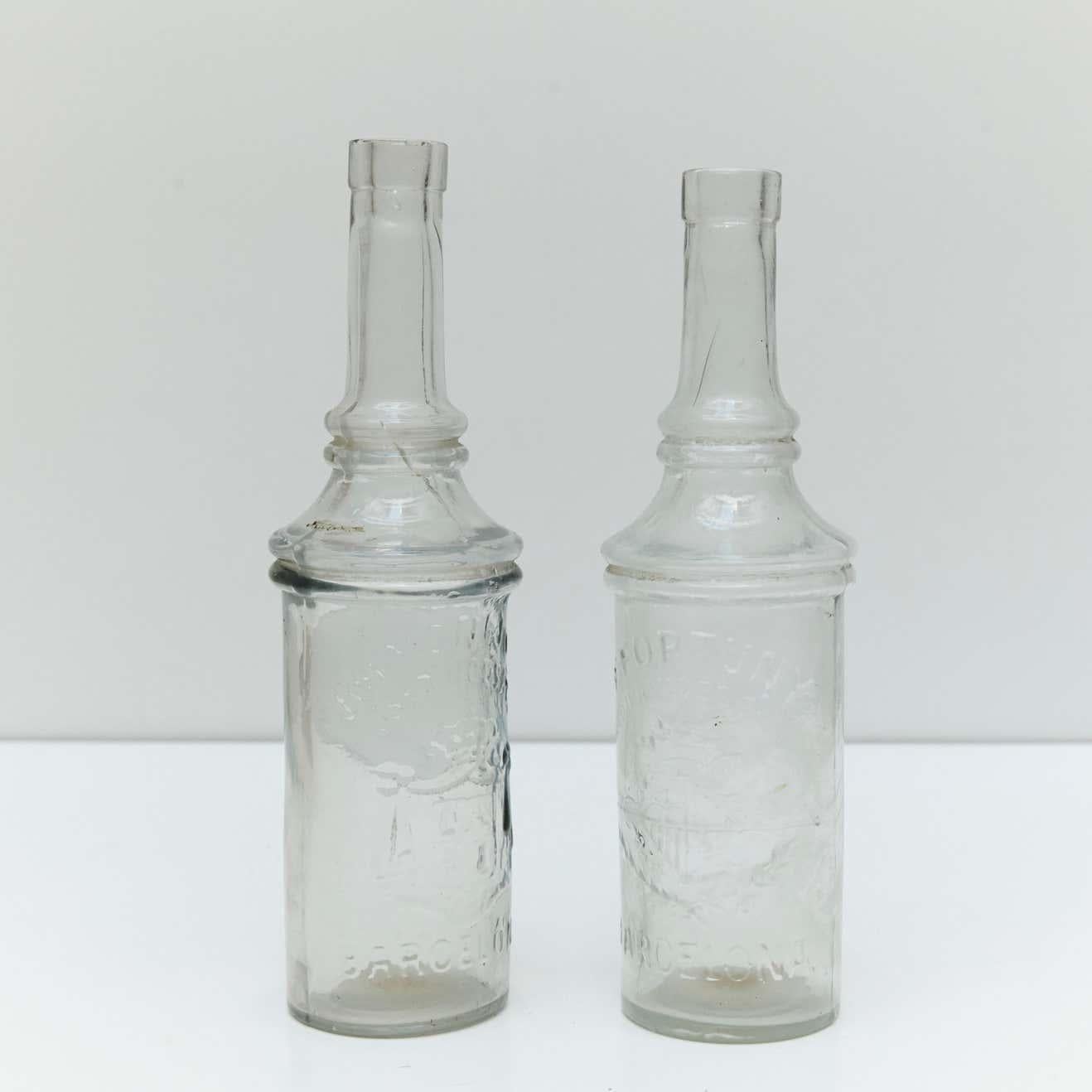 Pharmacy Glass Bottles Set from Barcelona, circa 1920 For Sale 3