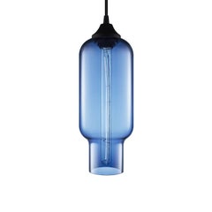 Pharos Crystal Handblown Modern Glass Pendant Light, Made in the USA
