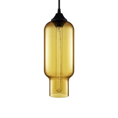 Pharos Effervescent Handblown Modern Glass Pendant Light, Made in the USA