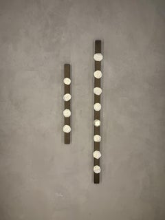 Pharos Hand Sculpted Natural Stone Wall Lamp IV by Aver