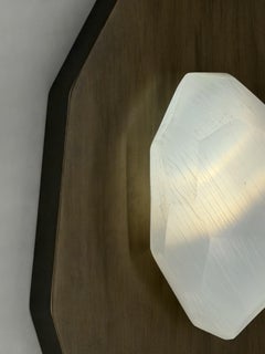 Pharos Hand Sculpted Natural Stone Wall Lamp V by Aver