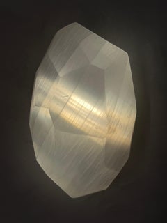 Pharos Hand Sculpted Natural Stone Wall Lamp VI by Aver
