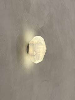 Pharos Hand Sculpted Natural Stone Wall Lamp VII by Aver