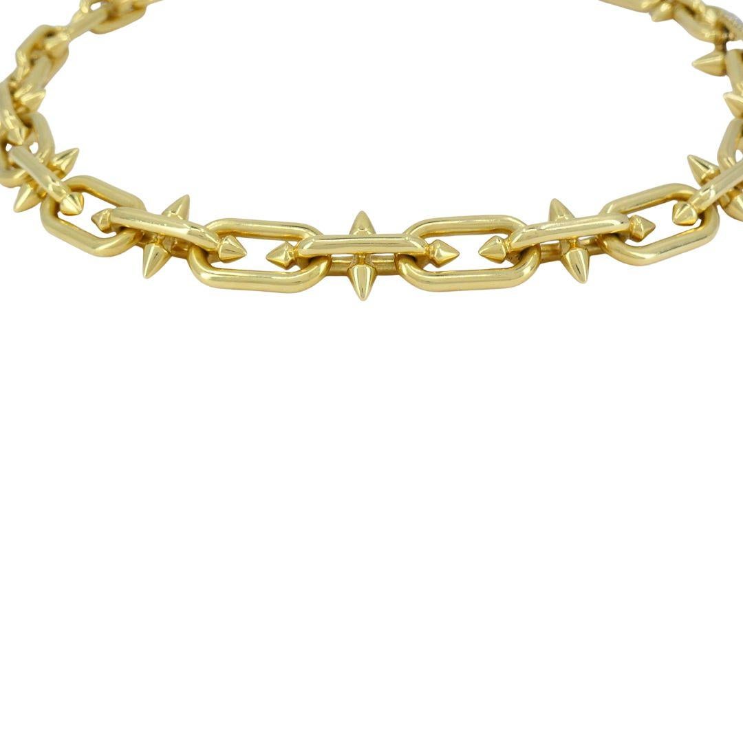 Brilliant Cut Pharrell Williams Tiffany & Co. 18k Gold Diamond Titan Necklace For Sale